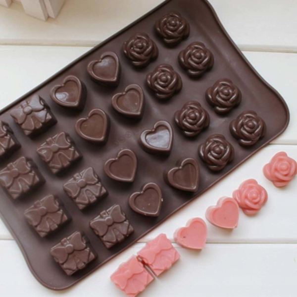 Chokoladeform Silikoneform til Praliner og Slik Bagning