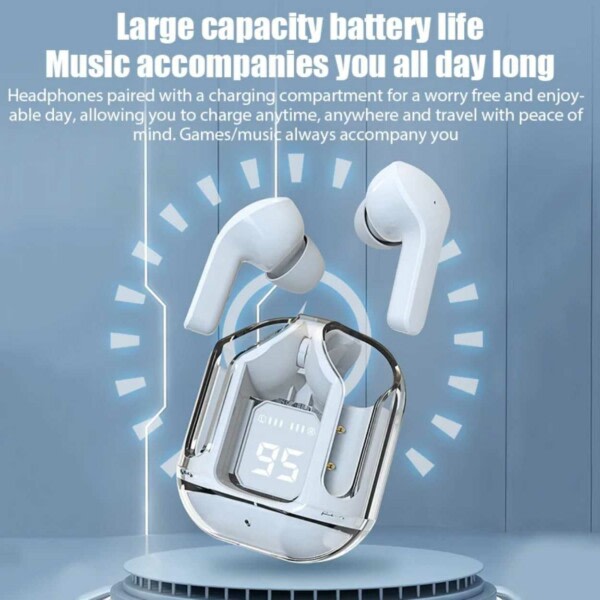 Air31 TWS ENC Max Bluetooth Stereo In-Ear Hovedtelefoner USB-C Sort sort