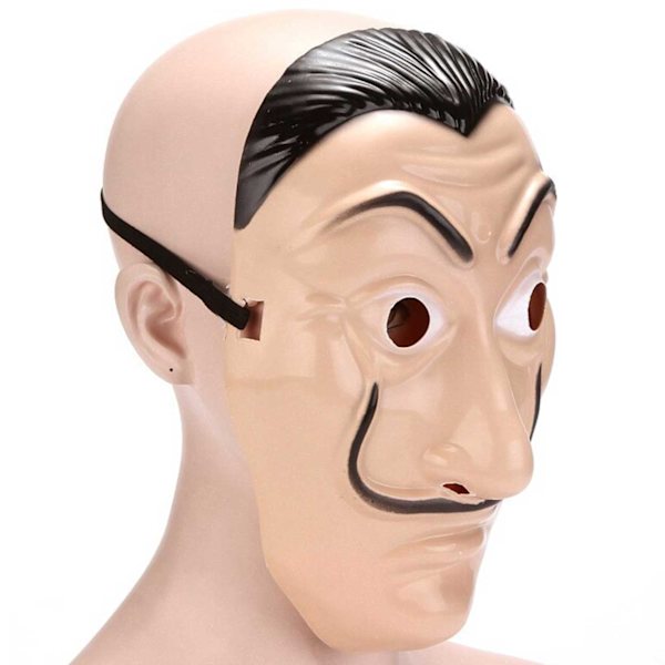 3-pack Casa de Papel Salvador Dali Mask beige