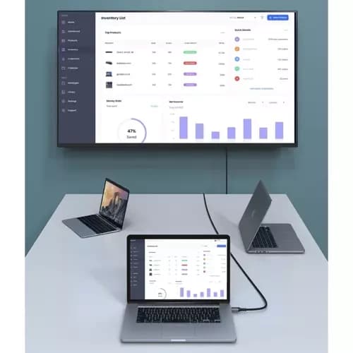 Forgyldt 8K UHD 60Hz 48Gbps HDMI-kabel 2m