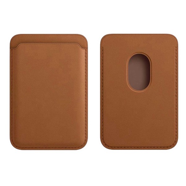 Brun Magsafe Korthållare för iPhone brun
