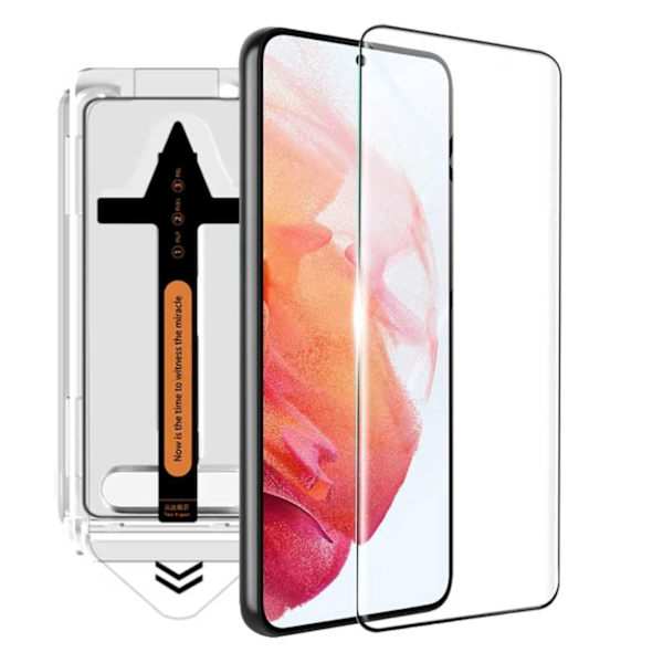 Helppo asentaa Samsung Galaxy S24 Plus näytönsuoja HD karkaistu lasi läpinäkyvä