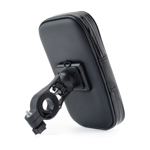Yleinen vesitiivis matkapuhelinpidike Polkupyöräpussi matkapuhelin 5 ” musta