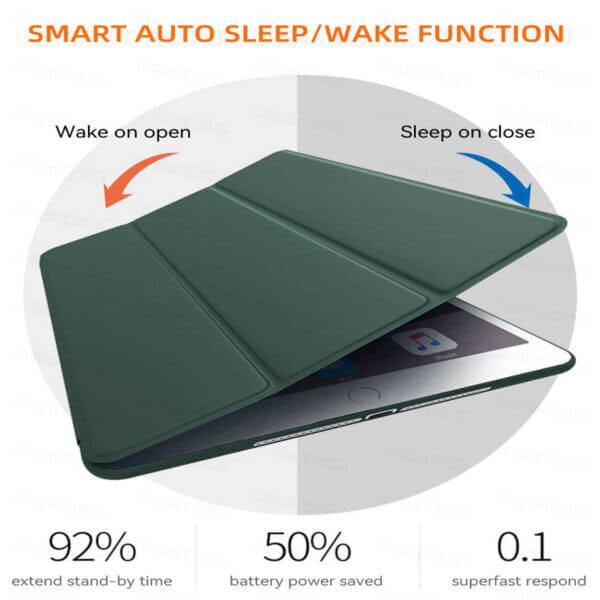 iPad Mini 6 Skal Fodral Tri-fold Smart Case Svart svart