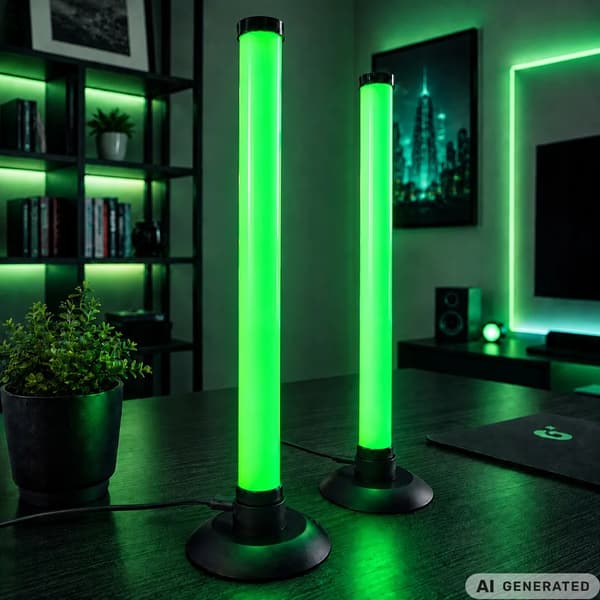 LED Light Bar RGB bordlampe med musiksensor og app