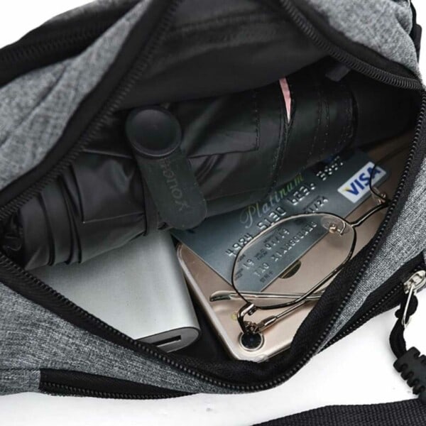 Taljetaske Cross Body Taske Sort sort