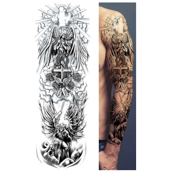 Väliaikainen tatuointi Full Sleeve Sleeve Heaven
