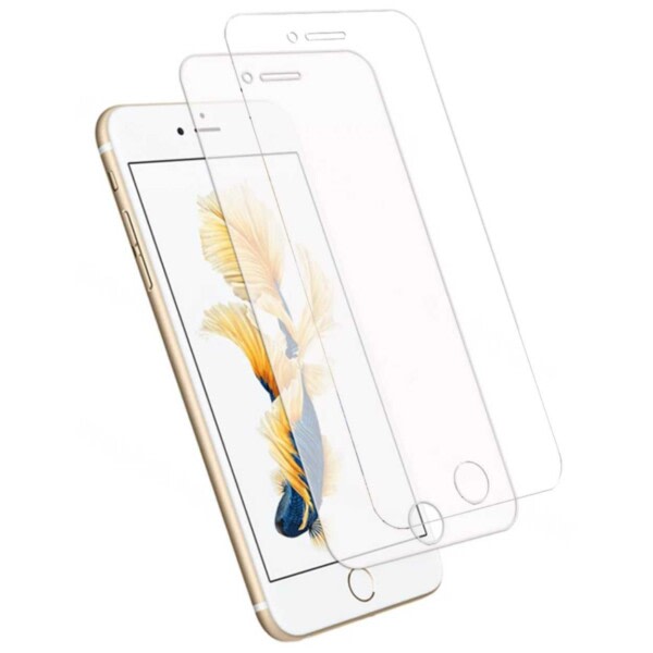 2-pack iPhone SE (2020/2022) karkaistu lasi näytönsuoja HD läpinäkyvä