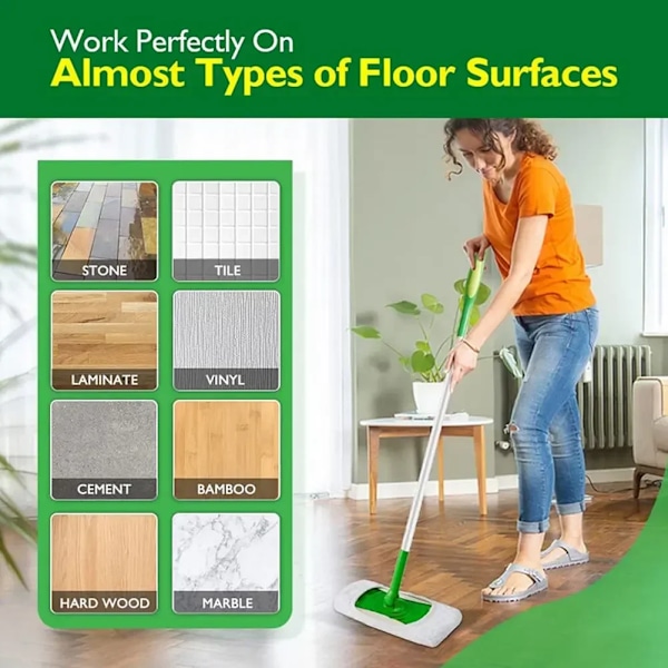 Gjenbrukbar Premium Swiffer mikrofiberklut Grå/Hvit 25,4x11,5cm hvit