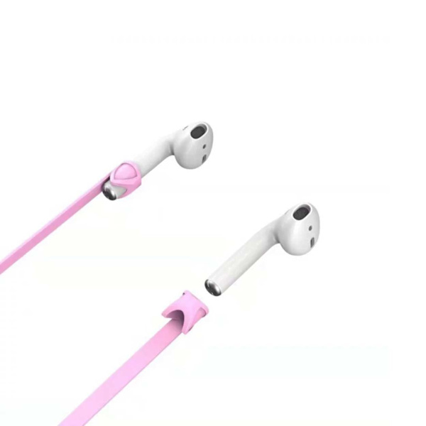 Apple AirPods Halsrem Strap Snöre Hänga Runt Halsen - Rosa rosa