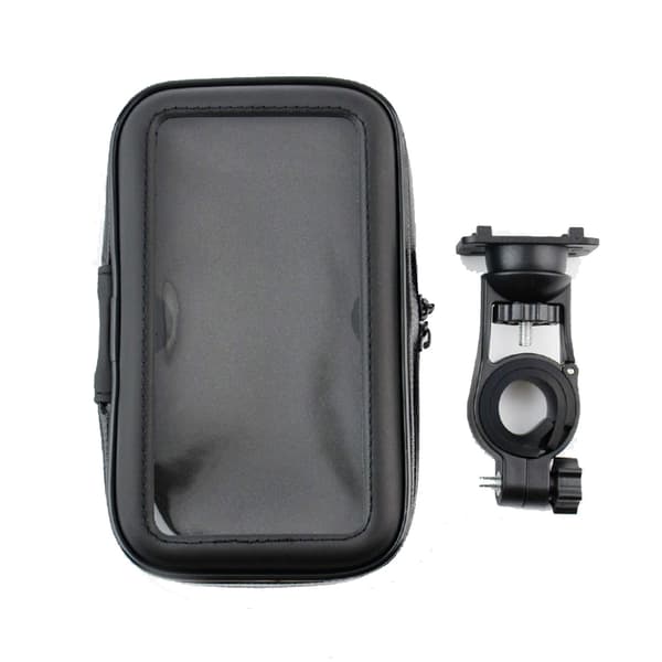 Universal Vandtæt Mobil Holder Cykel Cykelpose Mobile 5 " sort