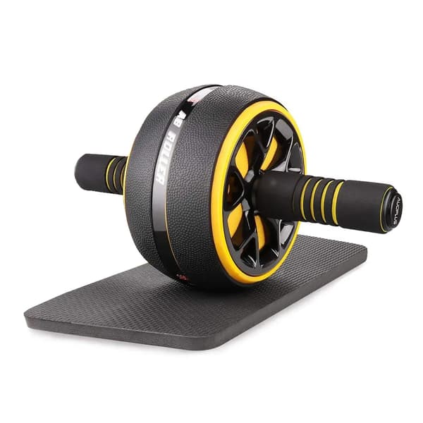 Treningshjul for magetrening med matte