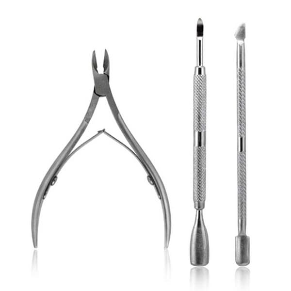 Cuttle Band Shit - Cuticle Saks og Cuticle Pusher sølv