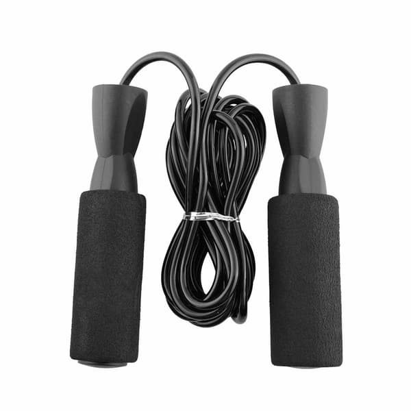 Professionelt Jump Rope til Cardio Training Boxing Burning Fat sort