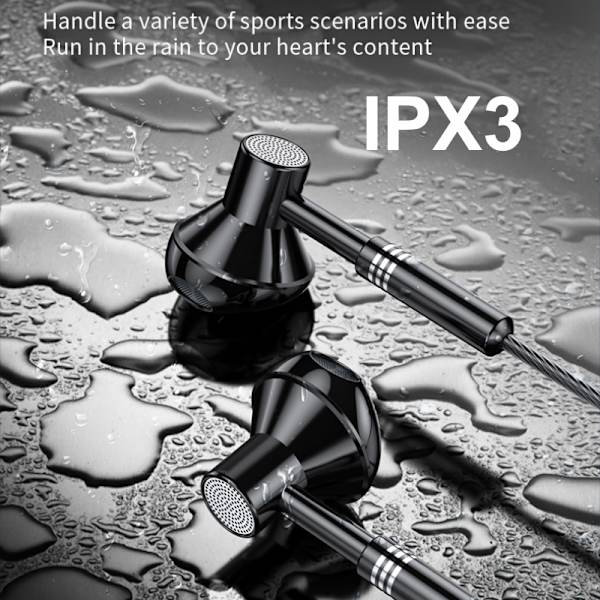USB-C In-Ear Høretelefoner med Ledning DAC Sort sort