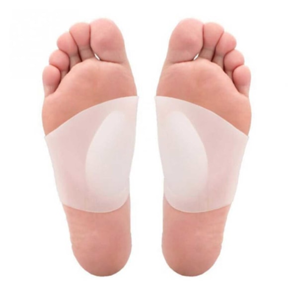 Relief Hole Footing Soft Arch Support til Hollow Foot Shoe hvid