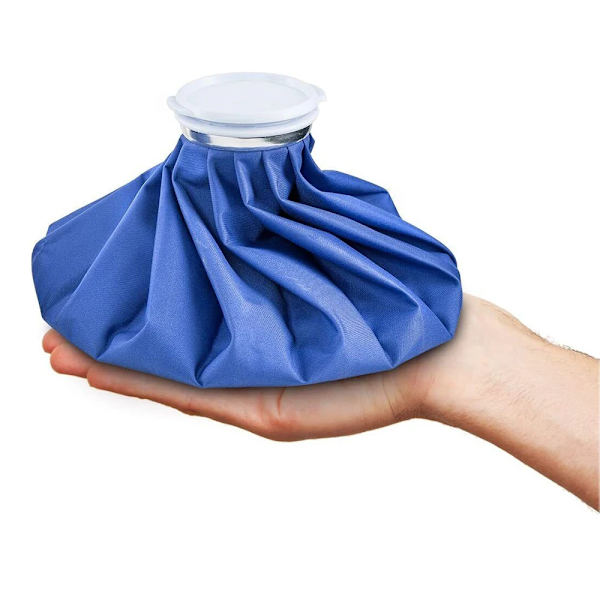 Køletaske / varmekompress 22 cm – genanvendelig ispose – blå