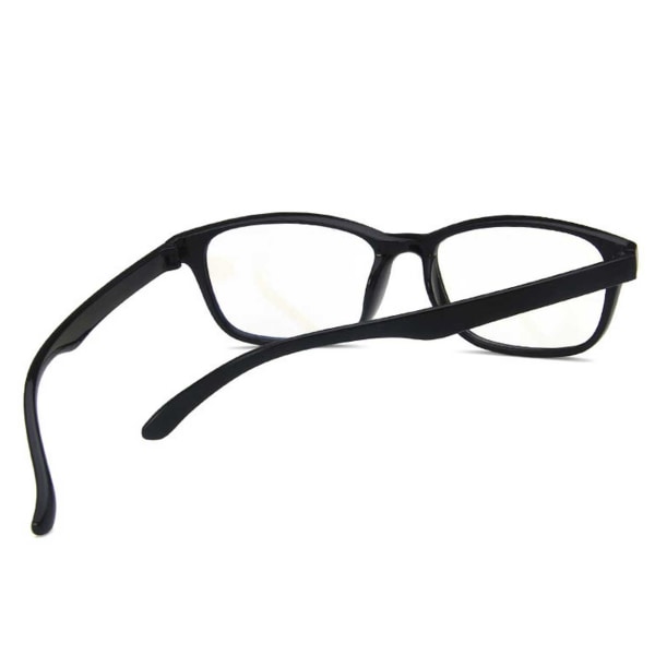 Avlånga Svarta Datorglasögon med Blåljusfilter utan Styrka svart