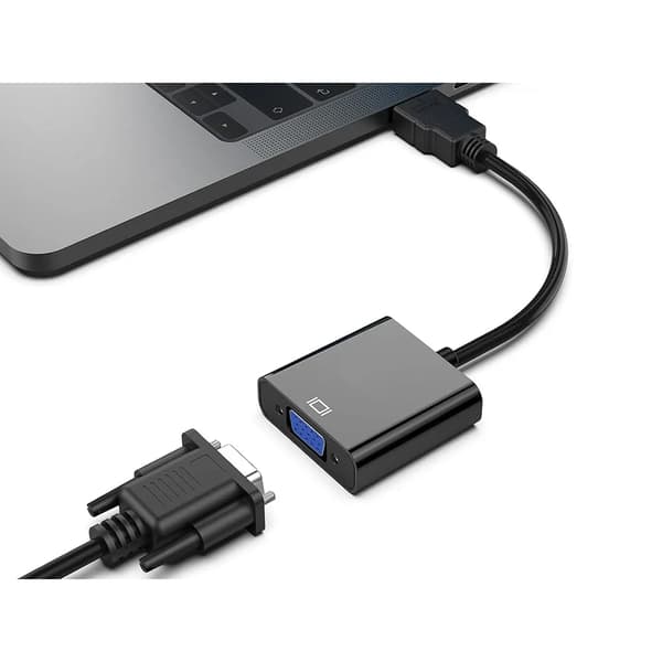 HDMI till VGA Adapter Svart Svart