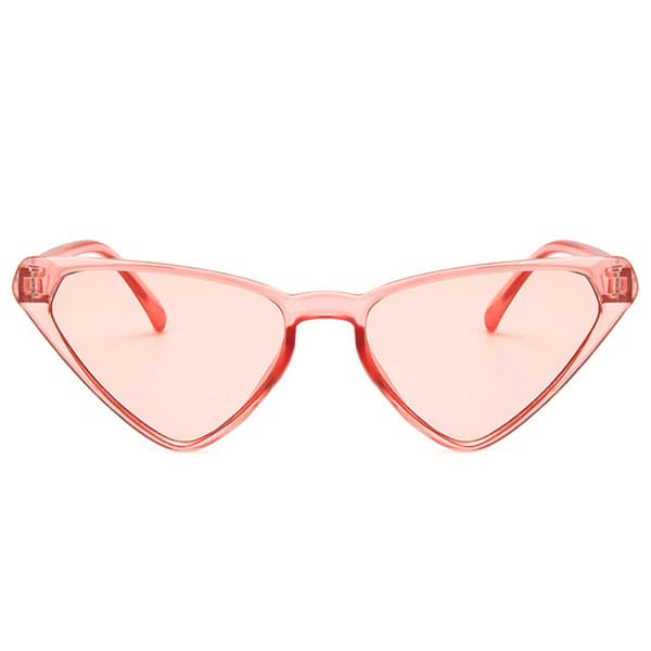 Lyserød gennemskinnelige solbriller lyse glas pink