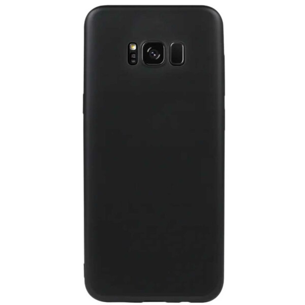 Tynd galakse S8 shell silikone sort sort