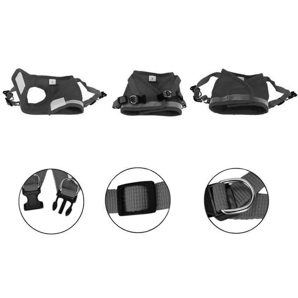 Koiran valjaat Pehmeät paineettomat Reflex S Blackillä