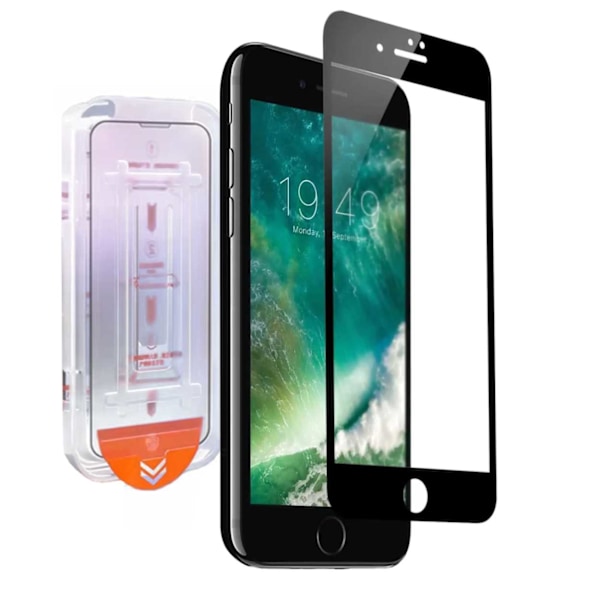 Helppo asentaa iPhone SE Gen 2/Gen 3 näytönsuoja HD karkaistu lasi läpinäkyvä