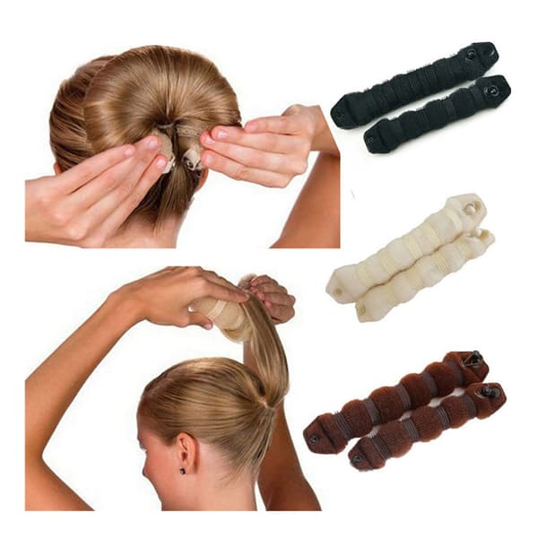 Hair Bun Tool Hair Capacess til Hair Bulle beige