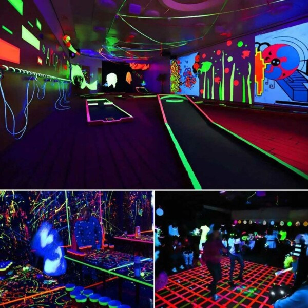 Lysende UV Tape Neon 5m Grøn grøn