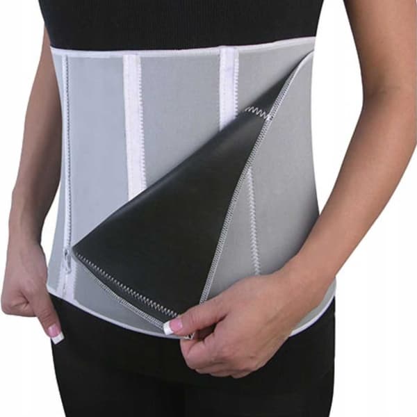 Justerbar Neopren Midjetränare Waist Shaper Grå