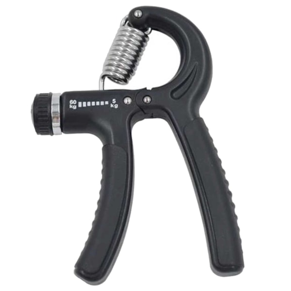 Justerbar Handtränare för Greppstyrka 5-60kg Hand Grip Grepptränare svart