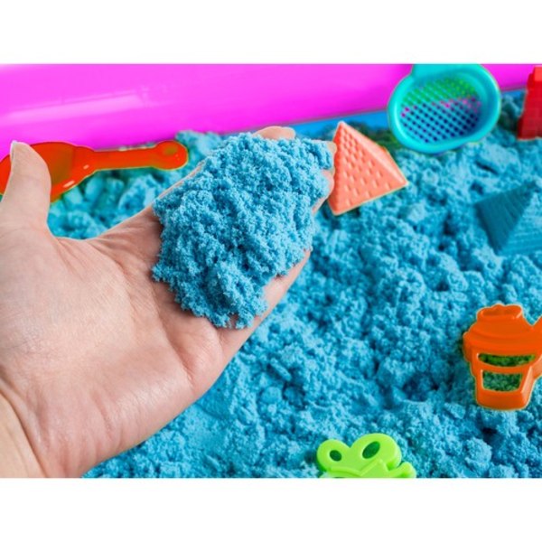 Magic Sandbox | 2kg muovattavaa hiekkaa luovaan leikkiin | Lomakkeet ja työkalut monivärinen