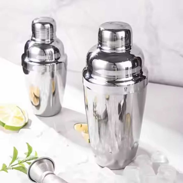 Cocktail shaker rustfrit stål 750ml sølv