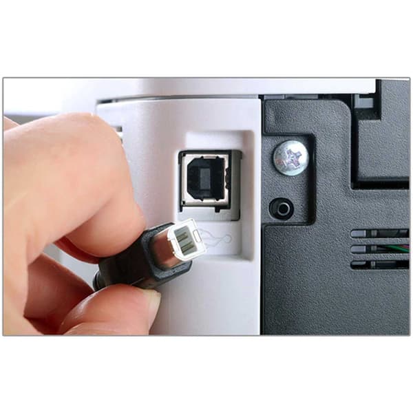 USB 2.0 Kabel Type A Mann - Type B Mann 1,5M skriverkabel Svart svart