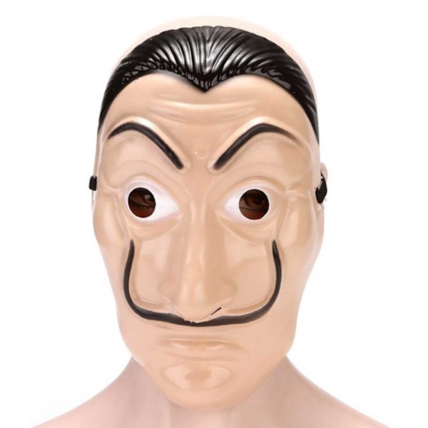 3-pack Casa de Papel Salvador Dali Mask beige