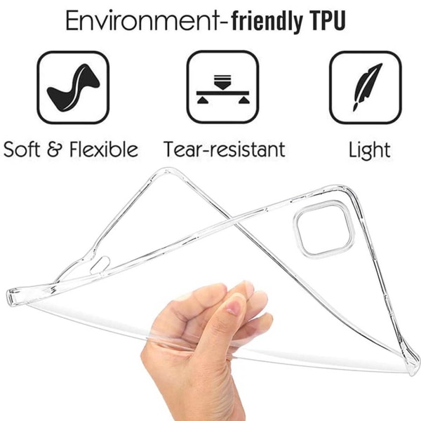 Läpinäkyvä TPU Shell iPad Pro 11 "tapaus läpinäkyvä läpinäkyvä