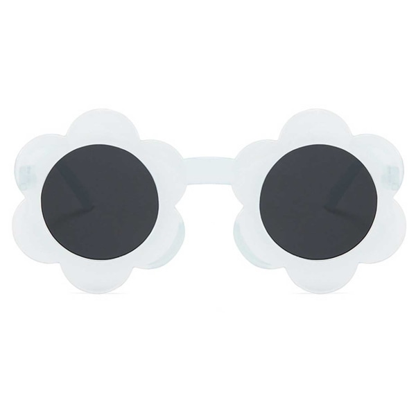 Små solbriller til børn - børns solbriller blomst - gennemsigtig gennemsigtig