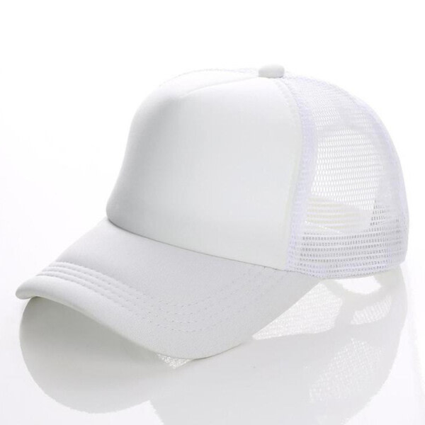 Truckerkeps meshkeps - cap med netthvit hvit one size
