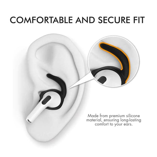 AirPods Pro Ear Hooks - Silikone Earhooks White hvid