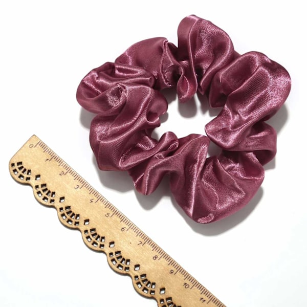 40-pack scrunchies hårknapper satin forskellige farver flerfarvet