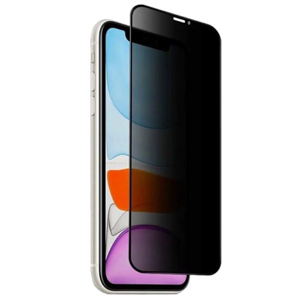 iPhone XS Max Privacy Näytönsuoja Full Coverage HD Tempered Glass läpinäkyvä