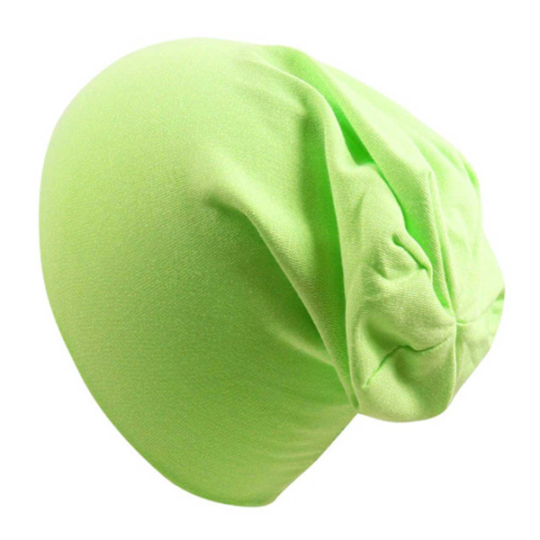 Tynn neon grønn vinter cap lang cap snowboard skate grønn