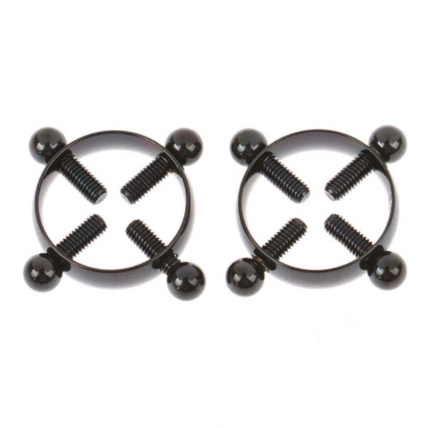 Falske brystpiercing uten hull brystvorte piercing brystvorte svart svart