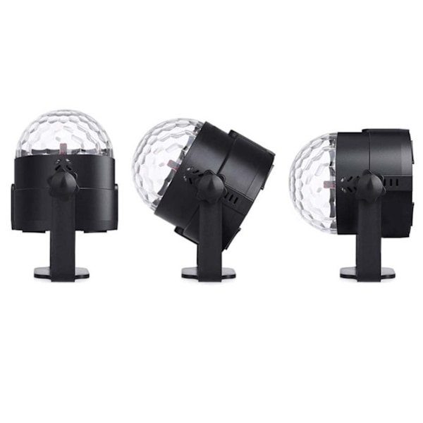 Disco lampe | Disco ball RGB med fjernkontroll og stemmekontroll flerfarget