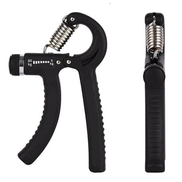 2-pack Hand Trainer Grip -kouluttaja tarttuvuuden vahvuus 5-60 kg musta