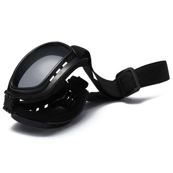 Motorcykelglasögon Retro MC Svart svart