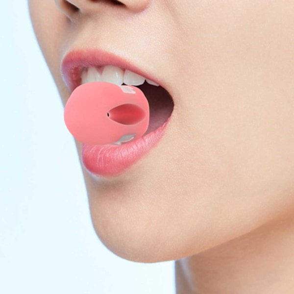Ansigt slime komfur til definerede kæbe muskler pink