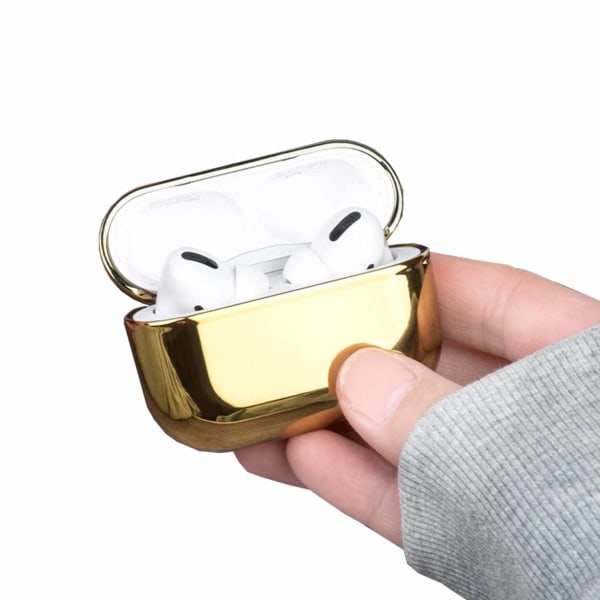 Apple Airpods Pro Case Case ShockProof Protection Case Gold guld