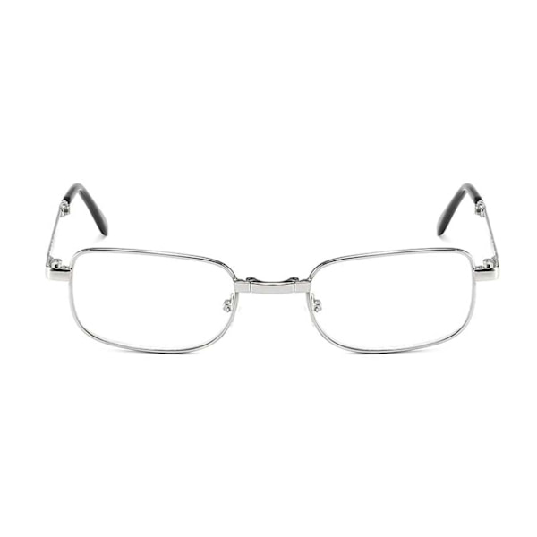 Vikbara Läsglasögon med Fodral Glasögon Styrka 1.0 Silver silver