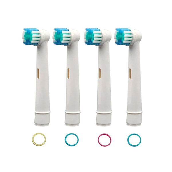 4-pack Mjuka Tandborsthuvud Oral-B SB-17A vit